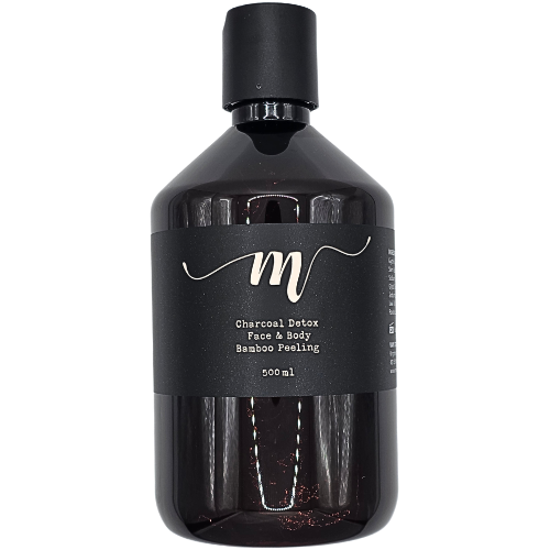 Charcoal Detox Face & Body Bamboo Peeling